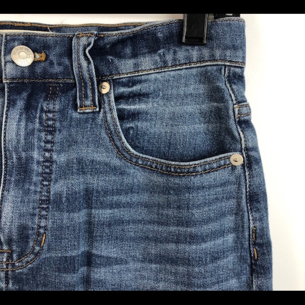 ✨NEW Madewell Brandt wash denim jean skirt size 25 - Picture 5 of 7